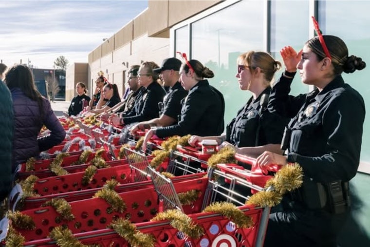 Denver Police, Target, and Project Access Unite to Gift $250 to Local Families in Third Annual Heroes And Helpers Event