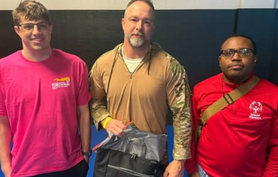 Deputy Christy of Tarrant County Sheriff's Office Tops Donations at Charity Grappling Tournament for Special Olympics