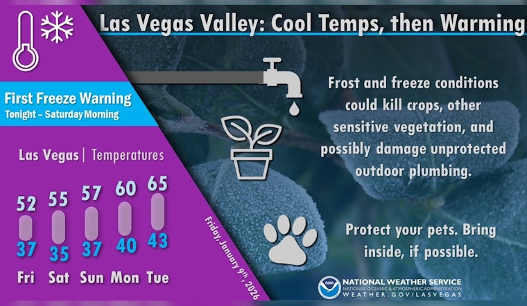Desert Shiver, Las Vegas Valley Braces For First Freeze Of The Season