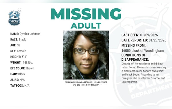 Detroit Police Seek Help in Search for Missing Woman Battling Mental Health Issues