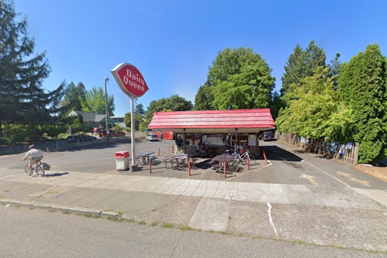 Division Street Blizzard Battle, SE Portland Dairy Queen Drive-Thru Comeback Nears