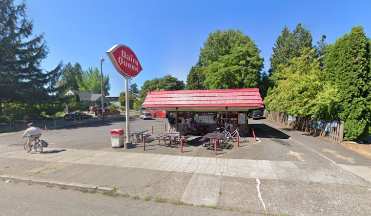 Division Street Blizzard Battle, SE Portland Dairy Queen Drive-Thru Comeback Nears