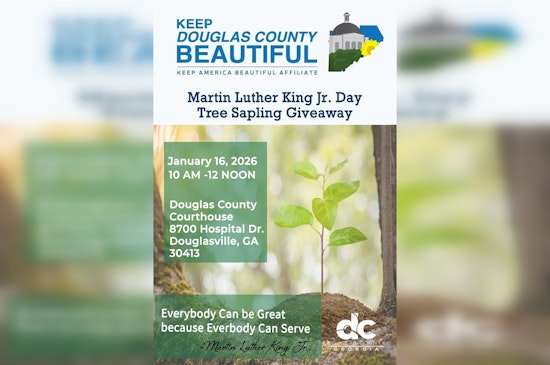 Douglas County Honors MLK Jr.'s Legacy with Free Tree Sapling Giveaway at Courthouse