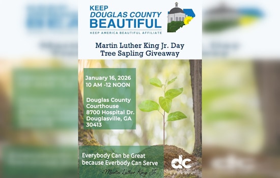 Douglas County Honors MLK Jr.'s Legacy with Free Tree Sapling Giveaway at Courthouse