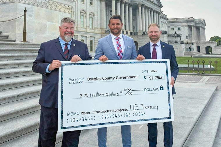 Douglas County Secures $2.75 Million in Federal Funds for Water Infrastructure Upgrades