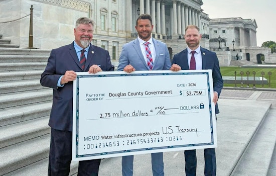 Douglas County Secures $2.75 Million in Federal Funds for Water Infrastructure Upgrades