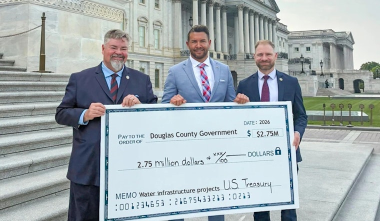 Douglas County Secures $2.75 Million in Federal Funds for Water Infrastructure Upgrades