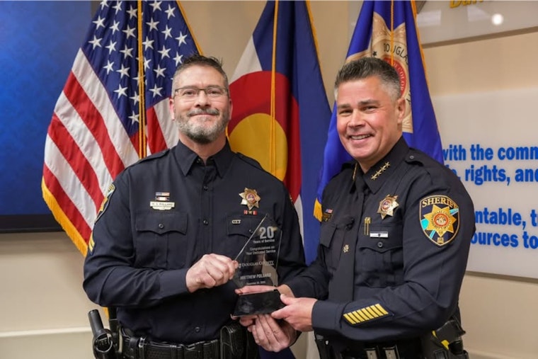 Douglas County Sheriff's Office Celebrates Corporal Pollard's 20 Years of Dedicated Service