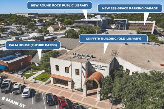Downtown Round Rock’s Old Library Reborn as $19.5 Million Civic Hub