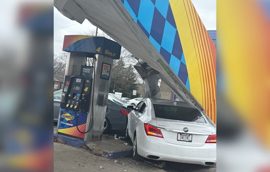 Driver Choking on French Fry Causes Gas Station Awning Collapse in Wilmington