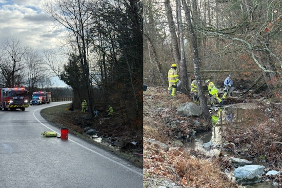 Driver Escapes with Minor Injuries as Truck’s Oil Spill on Icy Williamson County Road