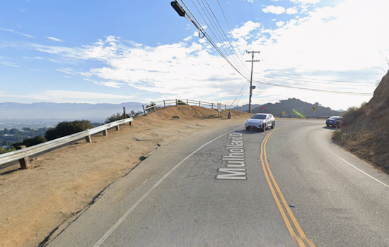 Driver Hospitalized After Vehicle Plunges Down Cliff on Mulholland Drive, LAFD Leads Rescue Efforts in Studio City