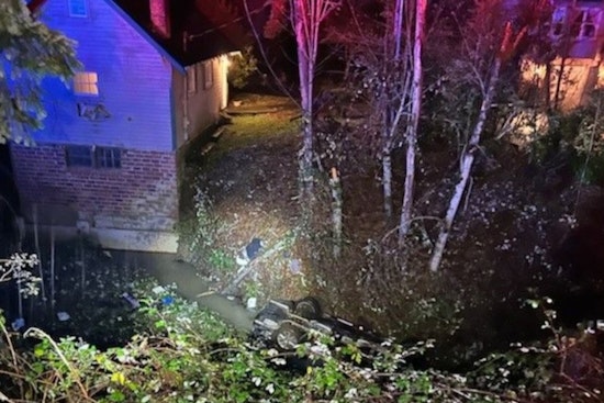 Driver Rescued and Cited for DUII After Plunging Down Embankment into Troutdale Creek