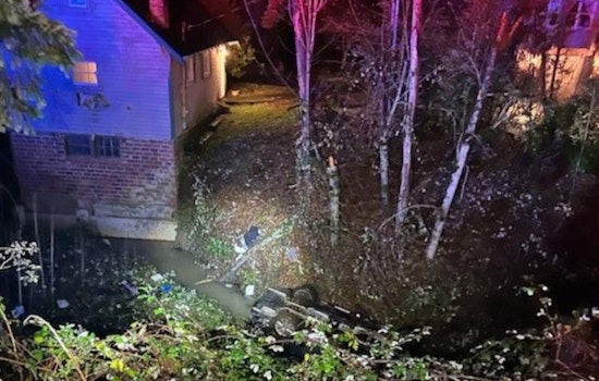 Driver Rescued and Cited for DUII After Plunging Down Embankment into Troutdale Creek