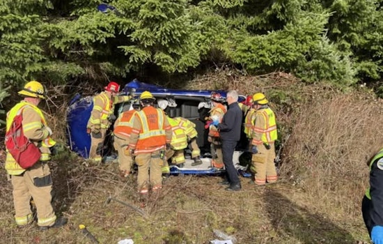 Driver Rescued from Overturned Vehicle Entangled in Power Lines by Aurora Fire District and Partners