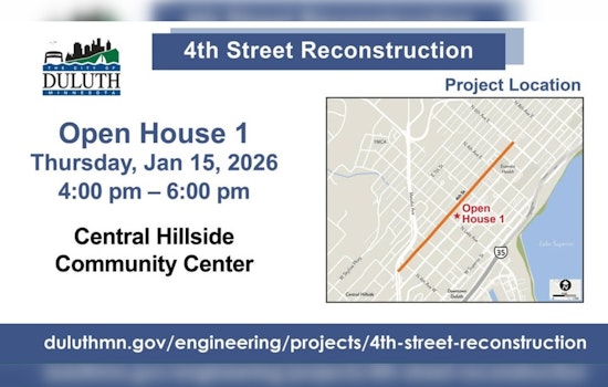 Duluth Invites Public to Engage in Fourth Street Reconstruction Project Planning for a Revitalized Urban Landscape