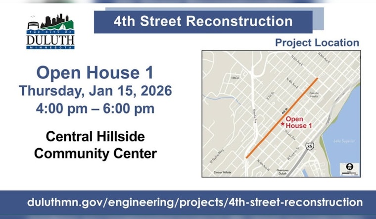 Duluth Invites Public to Engage in Fourth Street Reconstruction Project Planning for a Revitalized Urban Landscape