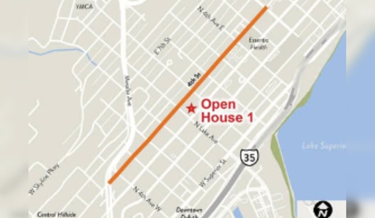 Duluth Invites Public to Open House on Forthcoming Fourth Street Reconstruction Project