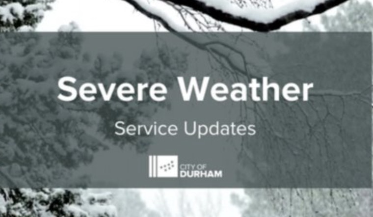 Durham Braces for Potentially Disruptive Winter Storm as City Manager Advises Precautionary Measures