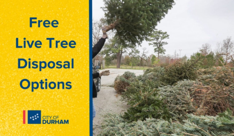 Durham Offers Convenient and Free Christmas Tree Disposal Options to Residents