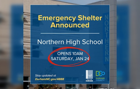 Durham Rallies to Open Northern High School as Mass Emergency Shelter Ahead of Winter Storm