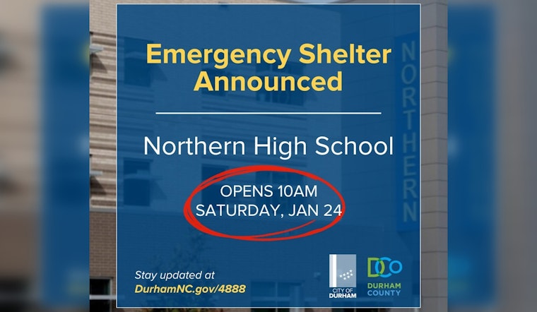 Durham Rallies to Open Northern High School as Mass Emergency Shelter Ahead of Winter Storm
