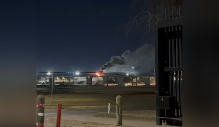 Eagle Pass Port of Entry Closed After Vehicle Fire on Bridge 1, Traffic Diverted to Bridge 2