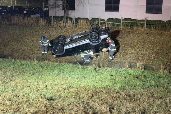 Early Morning Rollover on Interstate 77 Near Cornelius, Occupants Missing as Fire Departments Respond