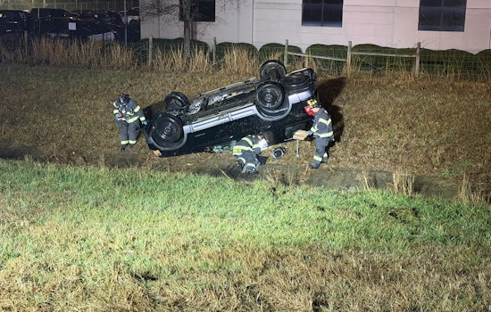 Early Morning Rollover on Interstate 77 Near Cornelius, Occupants Missing as Fire Departments Respond