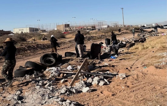 El Paso County Sheriff's Office Collaborates with Community for Montana Vista Cleanup, Collects Over 200 Tires and Trash
