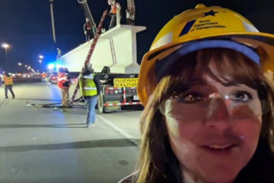 VIDEO: El Paso Experiences Overnight Engineering Marvel as First Bridge Beams Settle into Place for Montana Frontage Roads