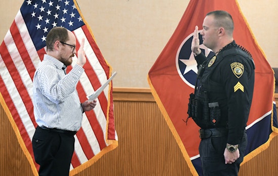 Elizabethton Police Department Promotes Eric Norman to Sergeant, Cementing His Dedication to Community and Country