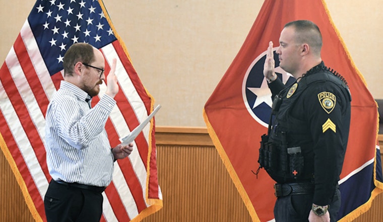 Elizabethton Police Department Promotes Eric Norman to Sergeant, Cementing His Dedication to Community and Country