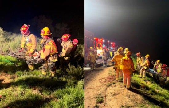 Emergency Crews Execute Swift Technical Rescue After Serious Collision Near Interstate 15 in San Diego County