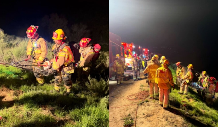Emergency Crews Execute Swift Technical Rescue After Serious Collision Near Interstate 15 in San Diego County
