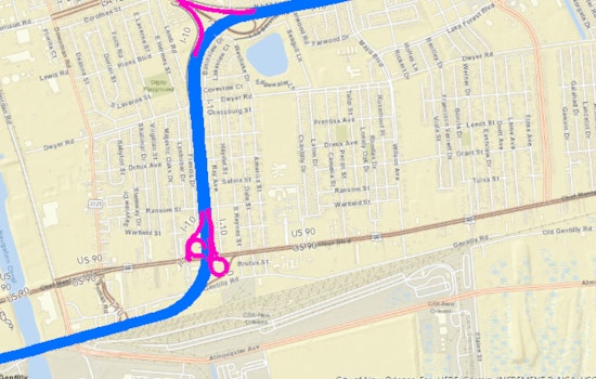 Expect Delays, I-10 Construction in New Orleans to Install New Guardrails Starting January 11