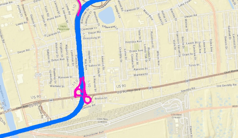 Expect Delays, I-10 Construction in New Orleans to Install New Guardrails Starting January 11