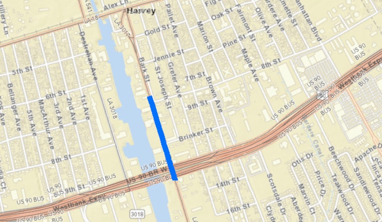 Expect Delays: Roadwork Scheduled for Southbound LA 3017 in Jefferson Parish