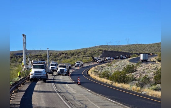 Expect Delays, US 93 Paving Begins Monday North of Wickenburg with Nightly Lane Restrictions