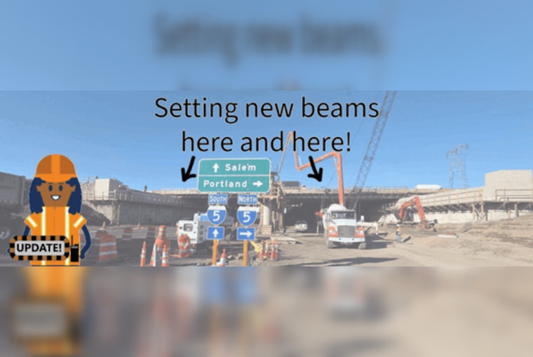 Expect Nighttime Lane Closures on Northbound I-5 Near Aurora-Donald Interchange Next Week