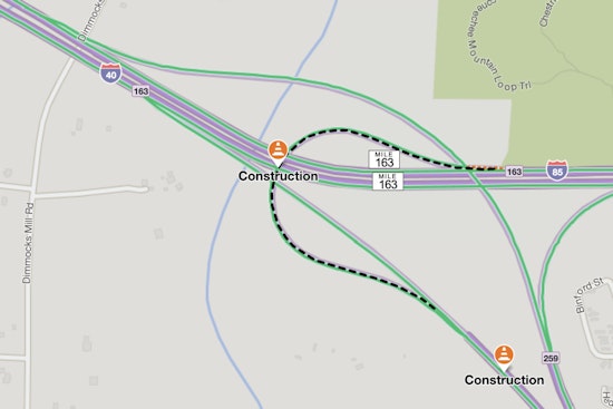 Extended Closure of I-85 South Exit Ramp to I-40 East in Orange County as NCDOT Completes Drainage Work