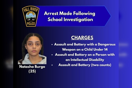 Fall River Paraprofessional Arrested on Multiple Assault Charges Involving Minor at Carlton Viveiros Elementary