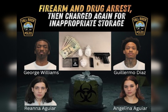Fall River Police and FBI Task Force Arrest Four Suspected of Narcotics Distribution and Firearm Offenses