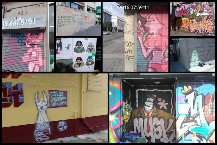 Famed North Beach Tech Prankster Trolls SFPD by Turning 100K Graffiti 'Mugshots' Into 'Accidental' Art Gallery