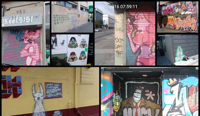 Famed North Beach Tech Prankster Trolls SFPD by Turning 100K Graffiti 'Mugshots' Into 'Accidental' Art Gallery