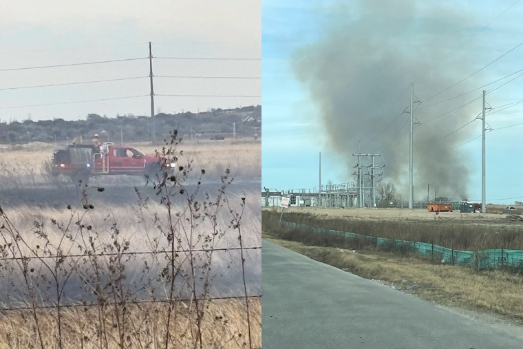 Fast-Moving Brush Blaze Near Sendera Ranch Stopped In Its Tracks