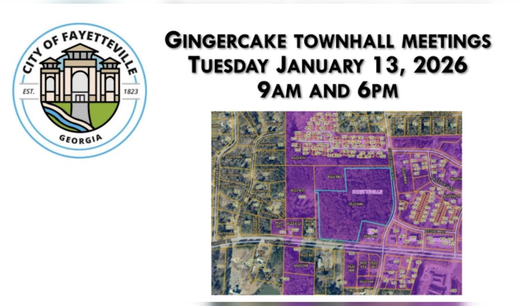 Fayetteville Holds Town Hall Meetings to Discuss New Residential Development at Gingercake Road and Highway 54