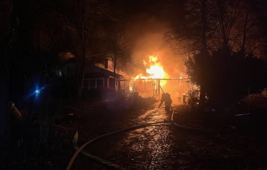 Firefighter Injured as Crews Contain House Blaze in Sharon Township