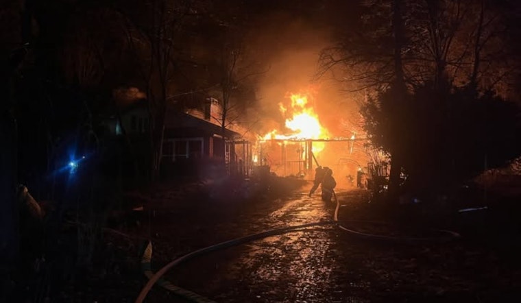 Firefighter Injured as Crews Contain House Blaze in Sharon Township