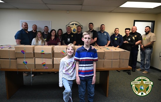Florida Man Transforms Tragedy into Community Support with 100 KidCare Boxes for Clay County Sheriff's Office